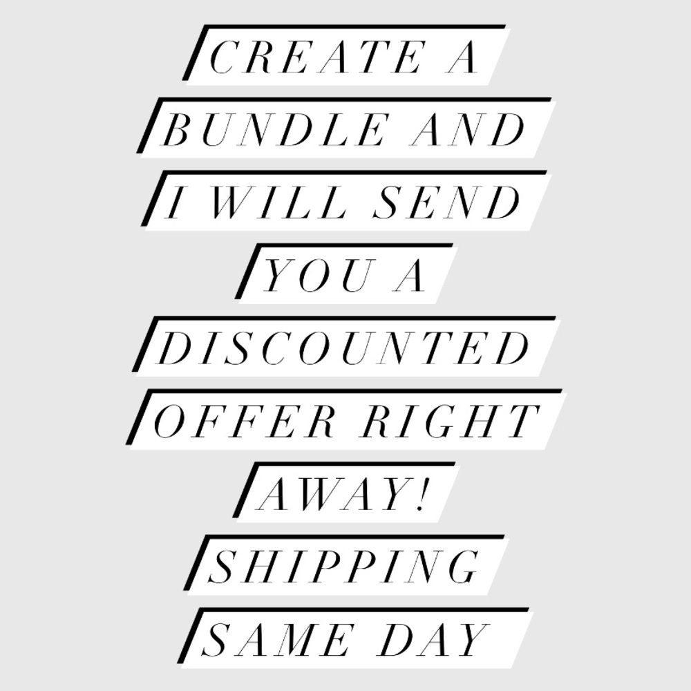 Bundle Sale!